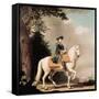 Equestrian Portrait of Catherine II (1729-96) the Great of Russia-Vigilius Erichsen-Framed Stretched Canvas