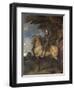 Equestrian Portrait of Charles I (1600-49) C.1637-38-Sir Anthony Van Dyck-Framed Giclee Print