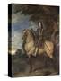 Equestrian Portrait of Charles I (1600-49) C.1637-38-Sir Anthony Van Dyck-Stretched Canvas