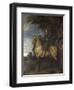 Equestrian Portrait of Charles I, Ca 1638-Sir Anthony Van Dyck-Framed Giclee Print