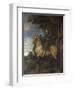 Equestrian Portrait of Charles I, Ca 1638-Sir Anthony Van Dyck-Framed Giclee Print