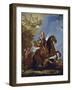 Equestrian Portrait of Charles II of Spain, before 1694-Luca Giordano-Framed Giclee Print