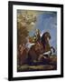 Equestrian Portrait of Charles II of Spain, before 1694-Luca Giordano-Framed Giclee Print