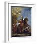 Equestrian Portrait of Charles II of Spain, before 1694-Luca Giordano-Framed Giclee Print