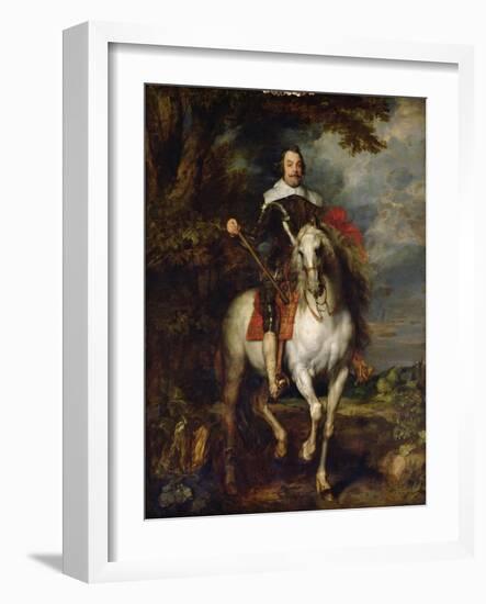 Equestrian Portrait of Don Francisco De Moncada (1586-1635) (Oil on Canvas)-Anthony Van Dyck-Framed Giclee Print