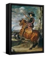 Equestrian Portrait of Don Gaspar De Guzman (1587-1645) Count-Duke of Olivares, 1634-Diego Velazquez-Framed Stretched Canvas