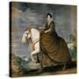 Equestrian Portrait of Elisabeth De France, Wife of Philip IV of Spain, 1629-1635-Diego Velazquez-Stretched Canvas