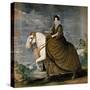 Equestrian Portrait of Elisabeth De France, Wife of Philip IV of Spain, 1629-1635-Diego Velazquez-Stretched Canvas