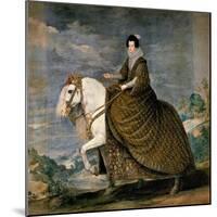 Equestrian Portrait of Elisabeth De France, Wife of Philip IV of Spain, 1629-1635-Diego Velazquez-Mounted Giclee Print