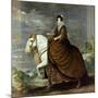 Equestrian Portrait of Elisabeth De France, Wife of Philip Iv of Spain-Diego Velazquez-Mounted Giclee Print