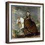 Equestrian Portrait of Elisabeth De France, Wife of Philip Iv of Spain-Diego Velazquez-Framed Giclee Print