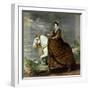 Equestrian Portrait of Elisabeth De France, Wife of Philip Iv of Spain-Diego Velazquez-Framed Giclee Print