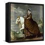 Equestrian Portrait of Elisabeth De France, Wife of Philip Iv of Spain-Diego Velazquez-Framed Stretched Canvas