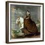 Equestrian Portrait of Elisabeth De France, Wife of Philip Iv of Spain-Diego Velazquez-Framed Giclee Print