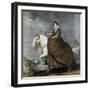 Equestrian Portrait of Elisabeth of France, Queen Consort of Spain, Between 1630 and 1635-Diego Velazquez-Framed Giclee Print