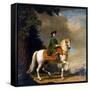 Equestrian Portrait of Empress Catherine II, (1729-179), after 1762-Vigilius Erichsen-Framed Stretched Canvas