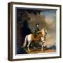 Equestrian Portrait of Empress Catherine II, (1729-179), after 1762-Vigilius Erichsen-Framed Giclee Print