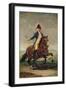 Equestrian Portrait of Ferdinand VII (1784-1833) King of Spain-Francisco de Goya-Framed Giclee Print