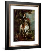 Equestrian Portrait of Francisco De Moncada, Marquis of Aytona and Count of Ossuna-Sir Anthony Van Dyck-Framed Giclee Print