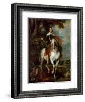 Equestrian Portrait of Francisco De Moncada, Marquis of Aytona and Count of Ossuna-Sir Anthony Van Dyck-Framed Giclee Print