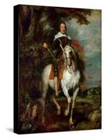 Equestrian Portrait of Francisco De Moncada, Marquis of Aytona and Count of Ossuna-Sir Anthony Van Dyck-Stretched Canvas