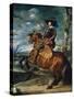 Equestrian Portrait of Gaspar De Guzman, Duke of Olivares-Diego Velazquez-Stretched Canvas