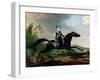 Equestrian Portrait of Grand Prince Alexander Nikolayevich, (1818-188), 1832-Franz Kruguer-Framed Giclee Print