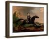 Equestrian Portrait of Grand Prince Alexander Nikolayevich (1818-188), 1832-Franz Krüger-Framed Giclee Print