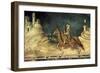 Equestrian Portrait of Guidoriccio Da Fogliano-Simone Martini-Framed Art Print