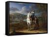 Equestrian Portrait of Henri De La Tour D'Auvergne before Maastricht 1673, after 1675-Adam Frans van der Meulen-Framed Stretched Canvas