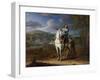 Equestrian Portrait of Henri De La Tour D'Auvergne before Maastricht 1673, after 1675-Adam Frans van der Meulen-Framed Giclee Print