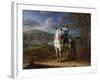 Equestrian Portrait of Henri De La Tour D'Auvergne before Maastricht 1673, after 1675-Adam Frans van der Meulen-Framed Giclee Print