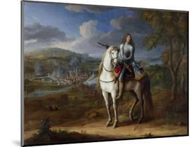 Equestrian Portrait of Henri De La Tour D'Auvergne before Maastricht 1673, after 1675-Adam Frans van der Meulen-Mounted Giclee Print