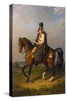 Equestrian Portrait of Holy Roman Emperor Francis II, (1768-183), 1832-Johann Peter Krafft-Stretched Canvas