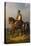 Equestrian Portrait of Holy Roman Emperor Francis II, (1768-183), 1832-Johann Peter Krafft-Stretched Canvas