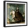 Equestrian Portrait of Isabella of Bourbon-Diego Velazquez-Framed Giclee Print