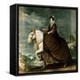 Equestrian Portrait of Isabella of Bourbon-Diego Velazquez-Framed Stretched Canvas