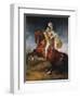 Equestrian Portrait of Jerome Bonaparte 1808-Baron Antoine Jean Gros-Framed Giclee Print