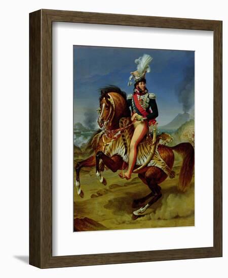 Equestrian Portrait of Joachim Murat (1767-1815) 1812-Antoine-Jean Gros-Framed Giclee Print