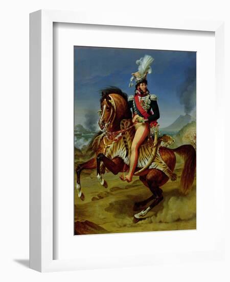 Equestrian Portrait of Joachim Murat (1767-1815) 1812-Antoine-Jean Gros-Framed Giclee Print