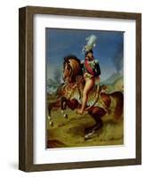 Equestrian Portrait of Joachim Murat (1767-1815) 1812-Antoine-Jean Gros-Framed Premium Giclee Print