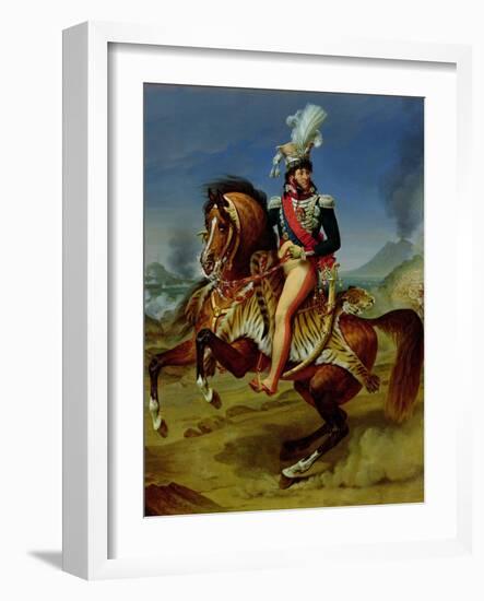 Equestrian Portrait of Joachim Murat (1767-1815) 1812-Antoine-Jean Gros-Framed Giclee Print