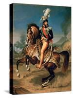 Equestrian Portrait of Joachim Murat (1767-181)-Antoine-Jean Gros-Stretched Canvas