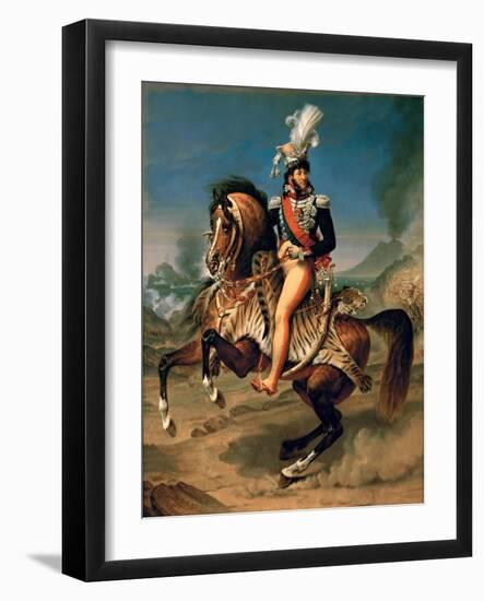 Equestrian Portrait of Joachim Murat (1767-181)-Antoine-Jean Gros-Framed Giclee Print