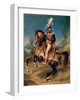 Equestrian Portrait of Joachim Murat (1767-181)-Antoine-Jean Gros-Framed Giclee Print
