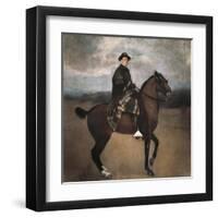 Equestrian Portrait of King Alfonso XIII-Ramon Casas i Carbo-Framed Art Print