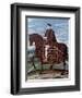 Equestrian Portrait of King Henry II-null-Framed Giclee Print