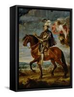 Equestrian Portrait of King Philip (Felipe) II of Spain (1527-1598)-Peter Paul Rubens-Framed Stretched Canvas