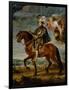 Equestrian Portrait of King Philip (Felipe) II of Spain (1527-1598)-Peter Paul Rubens-Framed Giclee Print