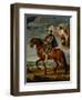 Equestrian Portrait of King Philip (Felipe) II of Spain (1527-1598)-Peter Paul Rubens-Framed Giclee Print